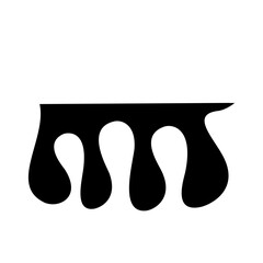 Dripping Liquid Vector Shapes Set – Melt, Paint, Slime, Chocolate Drip Design Elements