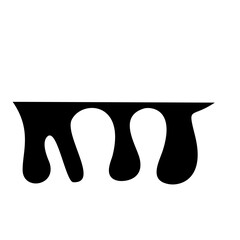 Dripping Liquid Vector Shapes Set – Melt, Paint, Slime, Chocolate Drip Design Elements