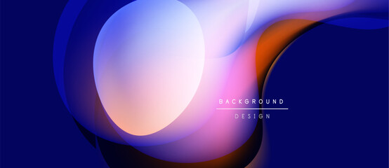 Fototapeta na wymiar Abstract fluid shapes, vibrant colors blend. Modern design, dynamic composition, gradient effect. Background suitable for digital projects.