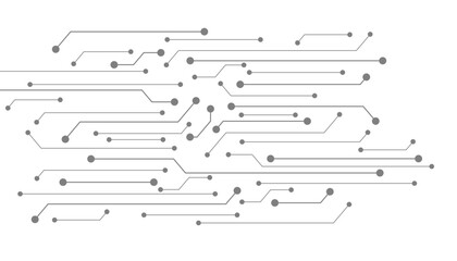 Abstract background technology with dots and lines.