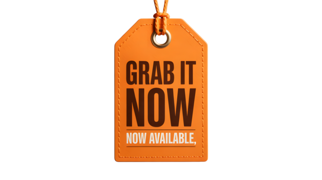 Urgent sale tag grabs attention for immediate purchase opportunities, highlighting availability and driving impulse buys for shoppers - Powered by Adobe