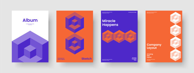 Geometric Report Layout. Modern Background Design. Isolated Flyer Template. Banner. Poster. Book Cover. Business Presentation. Brochure. Portfolio. Newsletter. Handbill. Notebook. Catalog. Leaflet