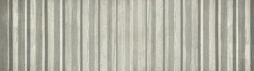Obraz premium Abstract white gray grey vertical striped stone concrete texture wall wallpaper tiles background panorama banner, seamless pattern