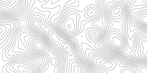 Fototapeta premium Seamless Light topographic topo contour map background, vector illustratio.Modern design with White background with topographic wavy pattern design.paper texture Imitation of a geographical map shades
