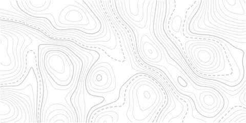 Seamless Light topographic topo contour map background, vector illustratio.Modern design with White background with topographic wavy pattern design.paper texture Imitation of a geographical map shades