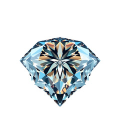 diamond on white background