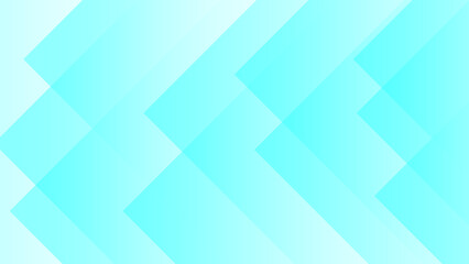 Modern Blue Abstract Geometric Background with Overlapping Chevron and Diagonal Polygon Shapes in Light Aqua and Cyan Tones. Clean Digital Aesthetics and Motion, Perfect for Technology Presentations
