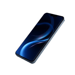 abstract blue background with arrow