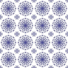 seamless pattern with snowflakes