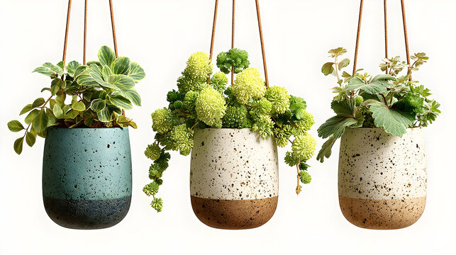 herbs in a pot isolated on trsansparent background