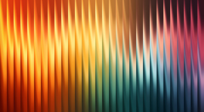 Abstract and vibrant vertical color lines create an alluring visual display
