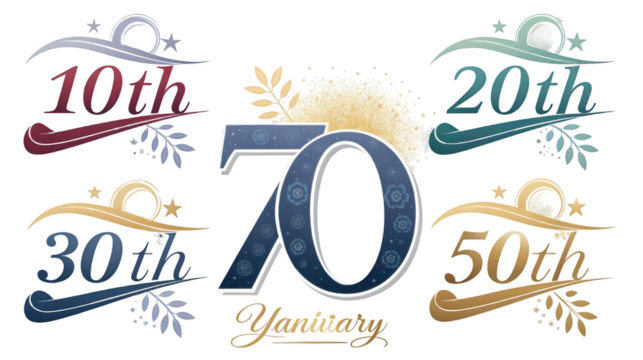 Anniversary Celebration Set Design Template for Milestone Events