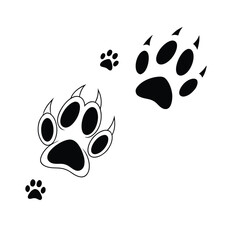 Stylized Animal Footprints