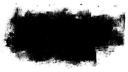 Black color graphic patches brush strokes design effect element for background. 