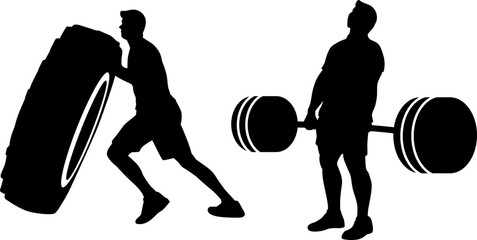 Kettlebell Training Silhouette