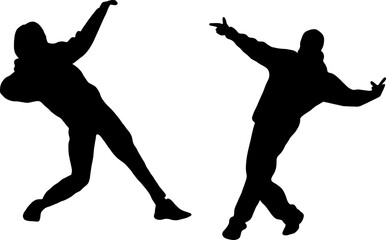 Boxer Punch Training Silhouette