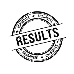 Fototapeta premium Results Guarantee Vector Stamp Stock Vector