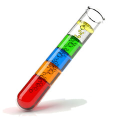 Research Test Tube 3D Icon