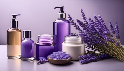 cosmetic products with lavender
