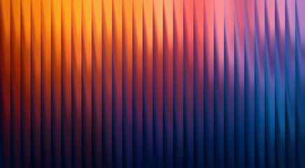 Abstract gradient of warm and cool colors creating a visually appealing effect. The vertical lines add depth and a sense of movement to the overall design