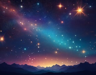 Fototapeta premium stars in space or night sky