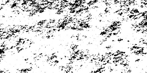 Grunge grain edge noise scratched texture vector black and white distressed. Vector design on transparent background. Overlay brush aged old background.