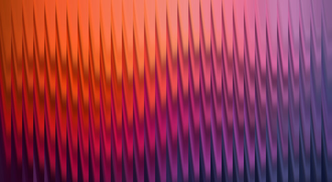 Abstract and colorful striped background in shades of orange, purple, and magenta. The pattern is visually striking and captivating