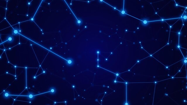 Luminous electronic circuit design drawing