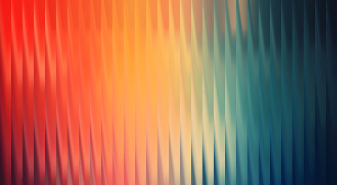 Abstract art of vibrant color palette with vertical lines and gradient transitions that evokes feelings of creativity and modernity