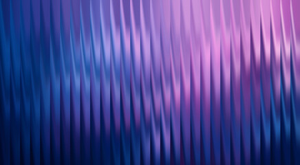 Abstract colorful vertical lines pattern with shades of purple and blue, creating an ethereal and captivating background. The interplay of light and shadow. © Kevin