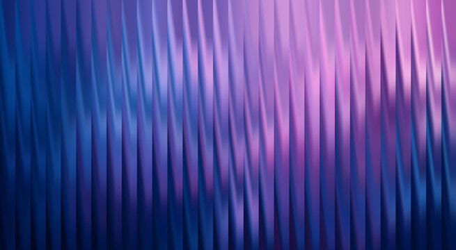 Abstract colorful vertical lines pattern with shades of purple and blue, creating an ethereal and captivating background. The interplay of light and shadow.