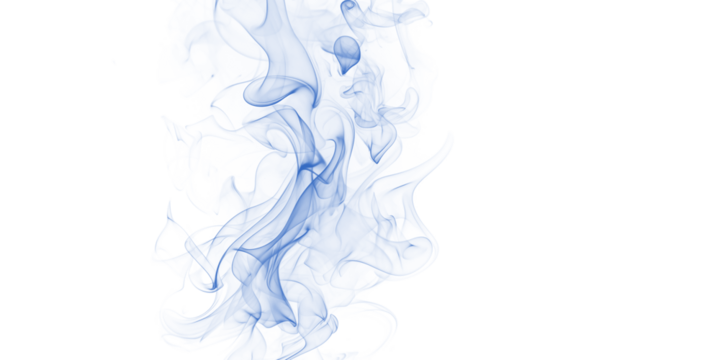 Ethereal Blue Smoke Abstract Art Mystical Flow Serene Energy Dreamy Texture Dark Background Calm 100 - Powered by Adobe