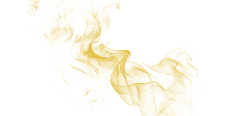 Golden Smoke Serenity A Dance of Light and Shadow Ethereal Wisps Abstract Art on Dark Backdrop Magic