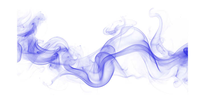 Mysterious Blue Smoke Abstract Design Ethereal Waves Fluid Motion Dark Background Vapor Trail Curves