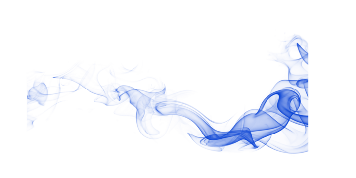 Blue smoke abstract art illustration flow concept energy dreamy background vapor effect ink swirl