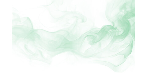 Emerald Smoke on Black Abstract Background Ethereal Curves Green Haze Tranquil Atmosphere Artistic