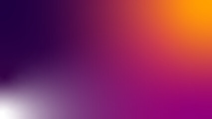 Dark purple navy pink orange yellow abstract gradient background. Noise grain particle texture. Color gradient ombre shadow blurred. Subtle light shimmer. Smooth transition tones. Minimalist