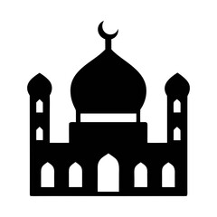 Mosque vector graphic islamic architecture design ramadan kareem eid mubarak illustration icon symbol