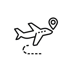 airplane icon vector illustration