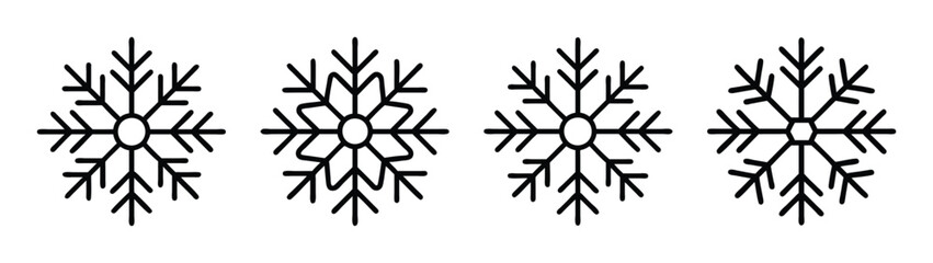 Download winter snowflake vector art free design templates for christmas holiday season decor use