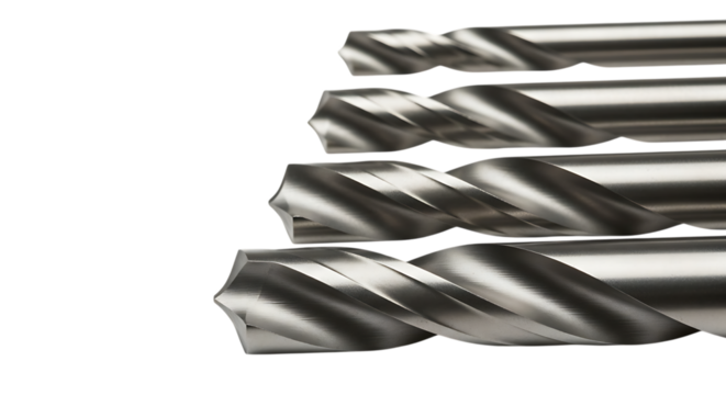 Set of Metal Drill Bits steel tool