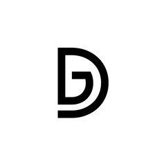 Modern DG Monogram Logo