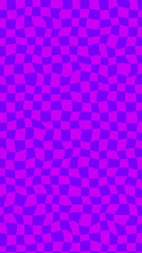 Purple and blue checkboard background animation 4k seamless loop	