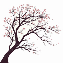 tree with pink flowers