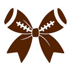 Football Cheer Bow