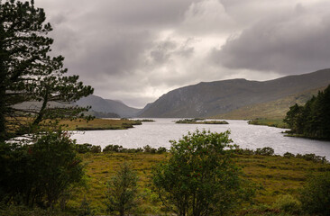 Lough Beagh in het Glenveagh National Park in county Donegal, Ierland.
