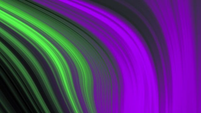 abstract animated background with smooth flowing purple and green gradient waves creating elegant motion and depth ideal for modern digital design, presentation backdrop, and artistic visuals