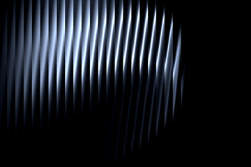 Illusionary ribs texture light play abstract pattern background