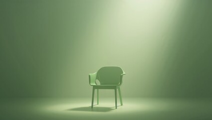 Verdant Seat. A Study in Light, Shadow, and Form, Exploring Solitude An Interior Design.