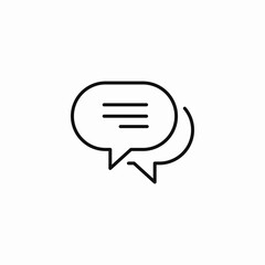 Fototapeta premium speech bubbles communication messaging icon sign vector